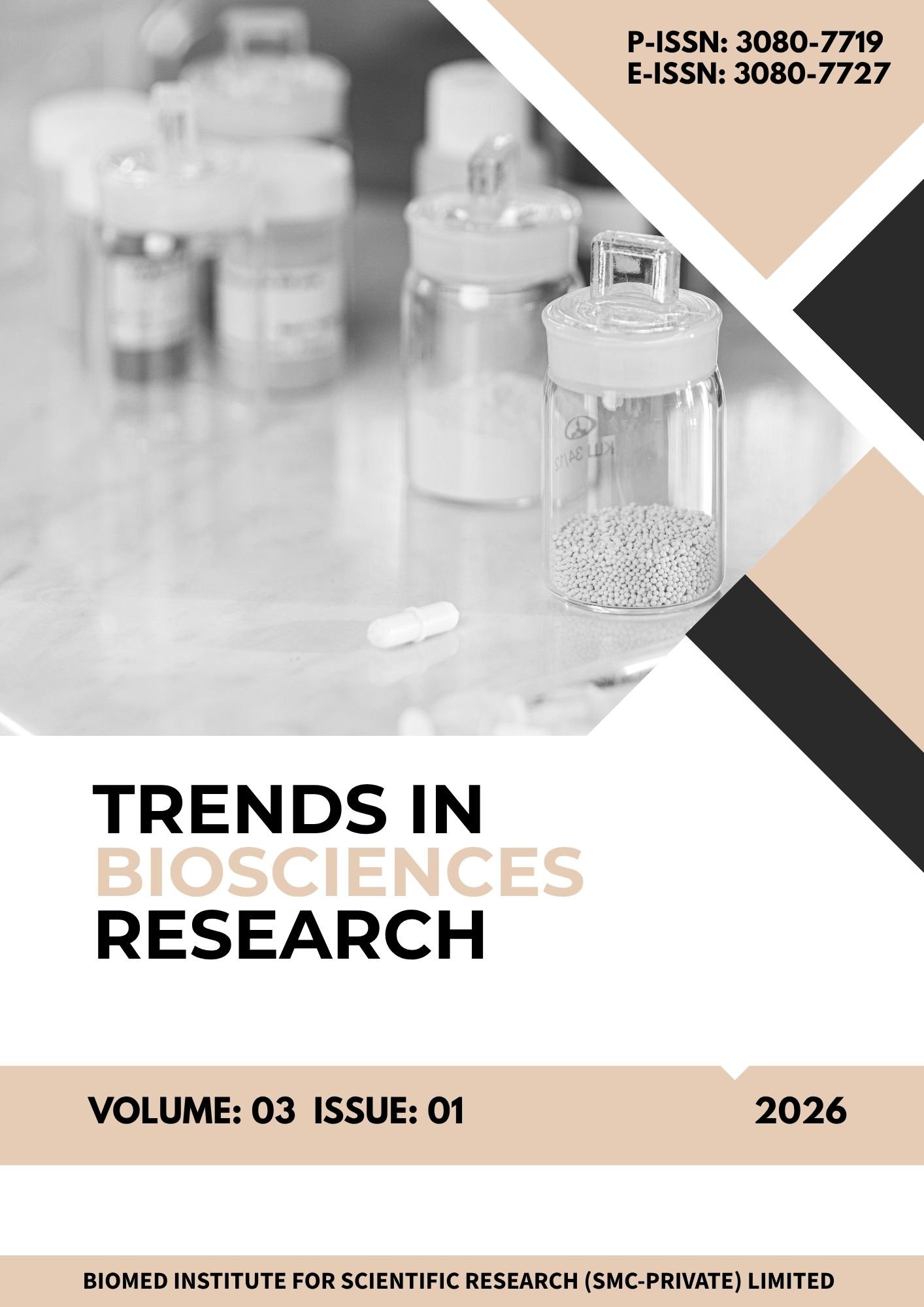 					View Vol. 3 No. 01 (2026): Trends in Biosciences Research
				